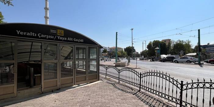 Konya’nın kalbi sessizliğe büründü! Yeraltı Çarşısı artık bomboş