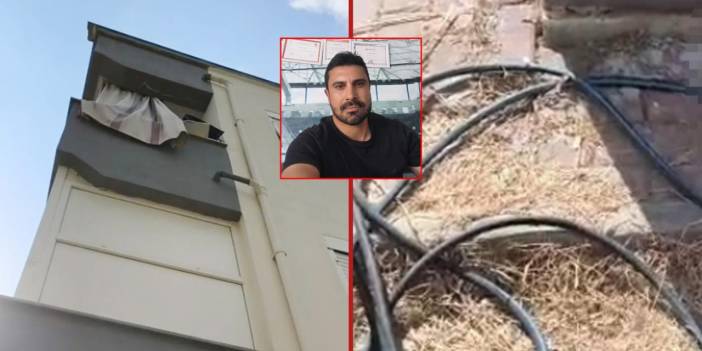 Konya’ya ailesini bırakıp döndü, hortumla eve girmeye çalışırken öldü