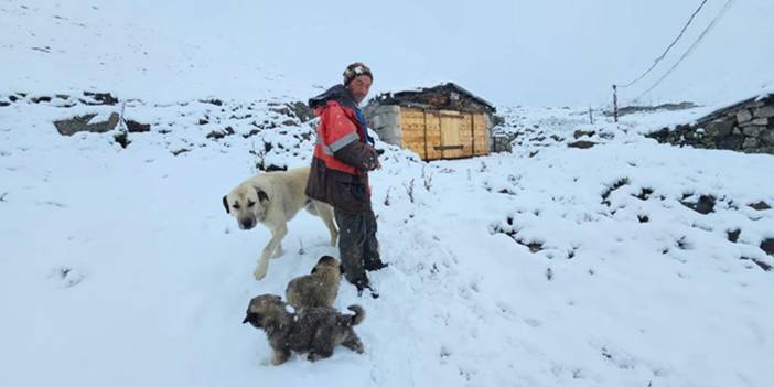 Bir ilimizde kar yağışı etkili oldu