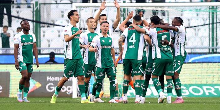 Konyaspor evinde hakeme rağmen kazandı