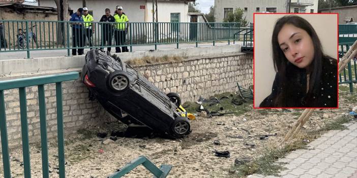 Konya’da kanala uçan otomobilde can veren Menekşe Yıldırım toprağa verildi