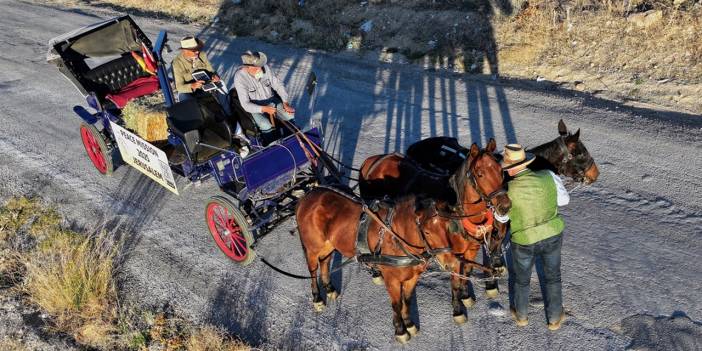 Barış faytonu Konya’da! Almanya’dan Kudüs’e uzanan yolculuk