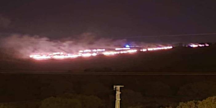 Konya’da yangın paniği! Ormana sıçramaması için çaba harcadılar