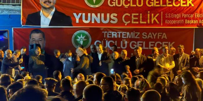 Ereğli PANKOBİRLİK seçiminde büyük fark! Yunus Çelik başkan seçildi