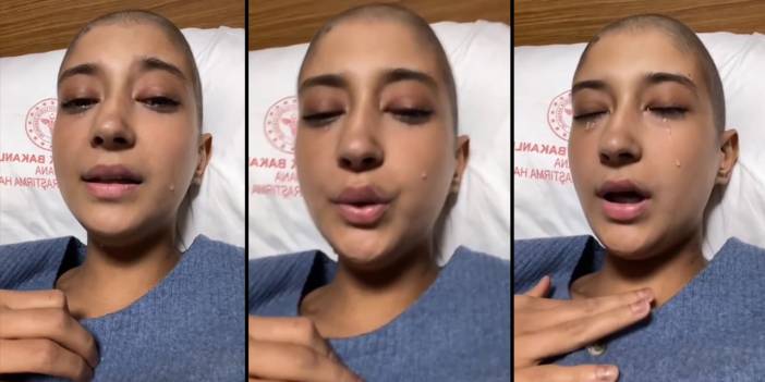 Lösemi hastası genç kızın yürek burkan vedası! Ailesine böyle veda etti