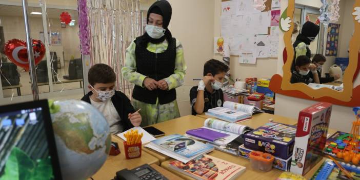 Konya’da hastane sınıfında bir kahraman