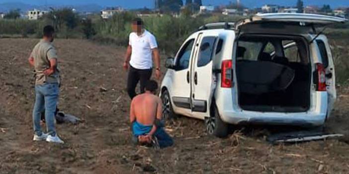 Jandarma kovalamacası tarlada bitti! 2 firari tutuklandı
