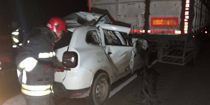 Konya’da TIR’a çarpan otomobildeki Ömer Kutay Polat öldü