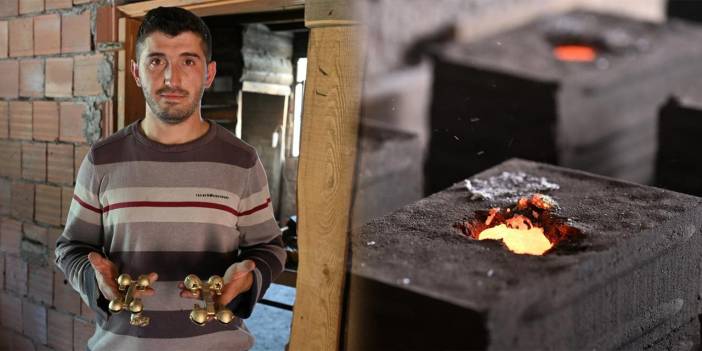 Türkiye’de bu işi yapan iki ustadan biri! Kalıbı Konya’dan alıyor