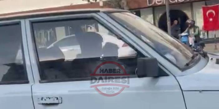 Konya trafiğinde böylesi görülmemişti