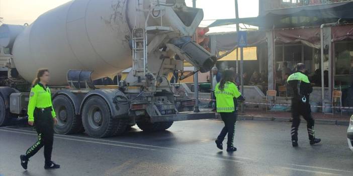 Beton mikseri dehşeti! Torununu okula götüren babaanne öldü