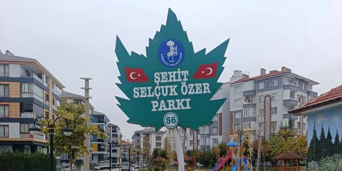 Konya’da şehidimizin ismini taşıyan parka yapılan muhtarı çileden çıkardı