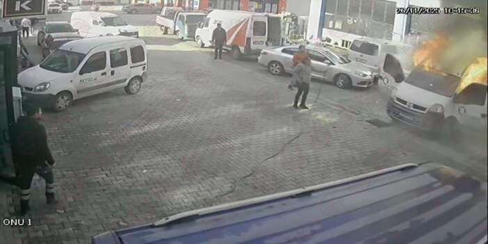 Konya’daki sanayi sitesinde panik! O anlar kamerada