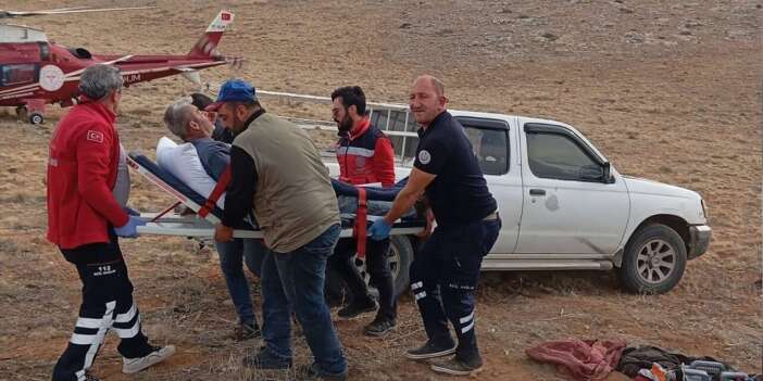 Konya’da dağ başında ölümle burun buruna