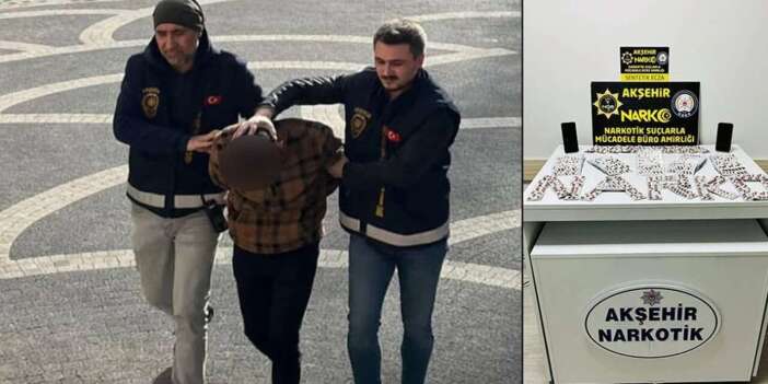 Konya’da zehir taciri takibi! Operasyonla yakalandı