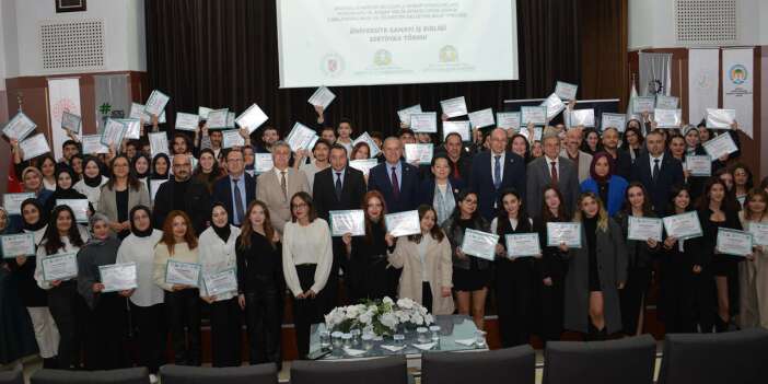 Konya’nın iş garantili kurslarında sertifika heyecanı yaşandı