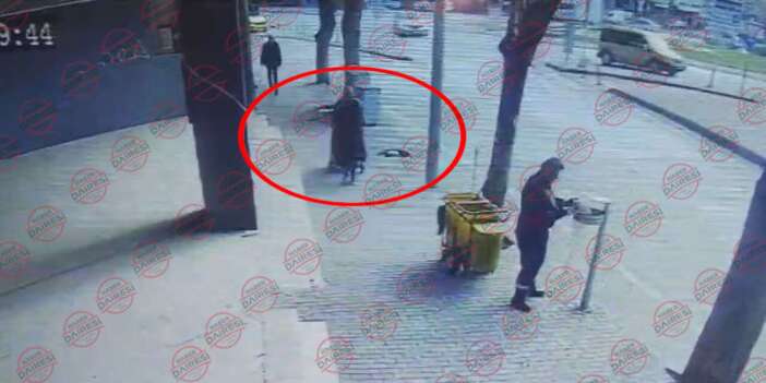 Konya’da bebeğiyle kaldırımda yürüyen anne dehşeti yaşadı