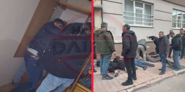 Konya’da polise bıçak ve silahla direnen 5 kişi böyle yakalanmış