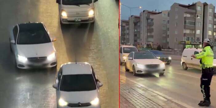 Konya’nın kaynakçıları bu kez polis dronuna yakalandı