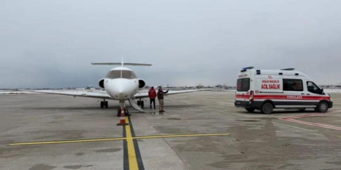 Yenidoğan bebek için Van’dan Konya’ya hava köprüsü