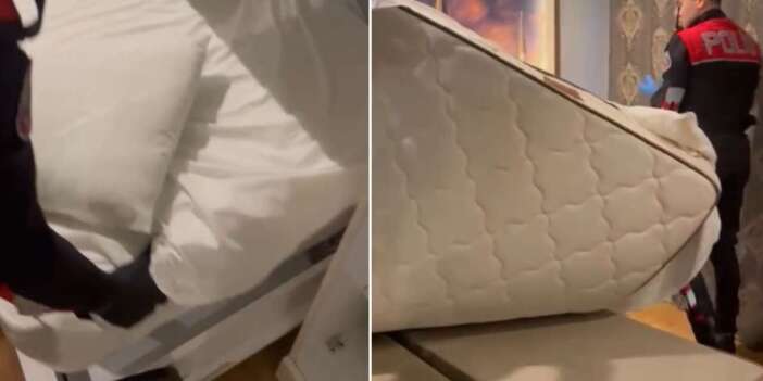 Trafik çevirmesi otel odasına götürdü! Yatağın altından çıkanlar şaşırttı