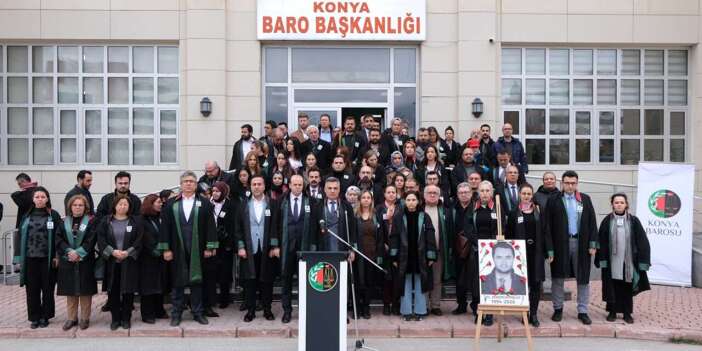 Konya Barosu’ndan öldürülen avukata ilişkin açıklama