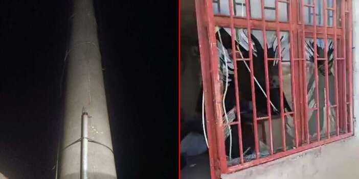 Konya’da yıldırım düşen mahallede büyük panik