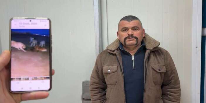 Konya’da balıkçı 80 kiloluk yaban domuzunu elleriyle yakaladı