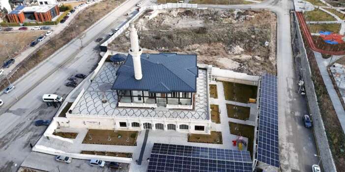 Ankara’nın dikkat çeken camisinde Konya imzası