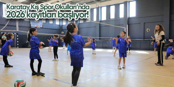 Karatay Belediyesi Kış Spor Okulları 2026 kayıtları başlıyor