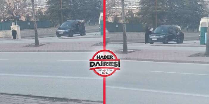 Konya’da tepki çeken görüntü! Kimseye aldırış etmediler