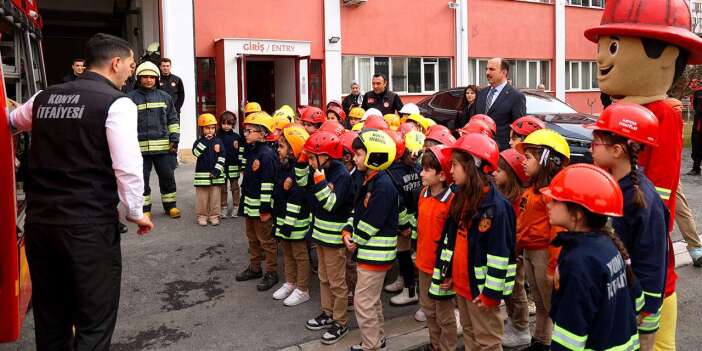 Konya’da yangın eğitimi ilkokulda başlıyor