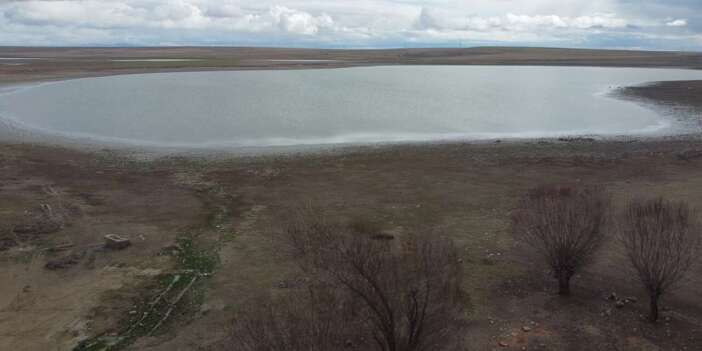 Konya’da kuraklık kurbanı olan Küçük Göl, 4 yıl sonra suya kavuştu