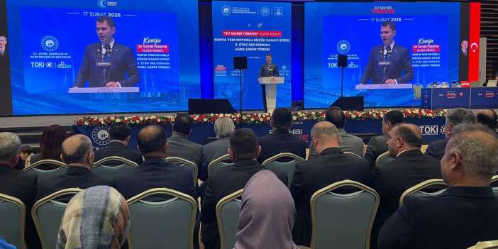 Bakan Kurum, Konya’da sanayi esnafına beklediği haberi verdi