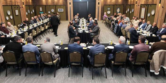 Karatay heyeti, muhtarlarla iftar sofrasında buluştu