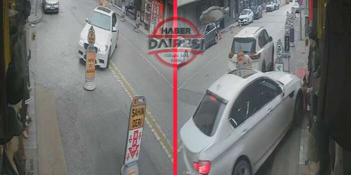 Konya’nın en yoğun bölgesinde korku dolu an kamerada