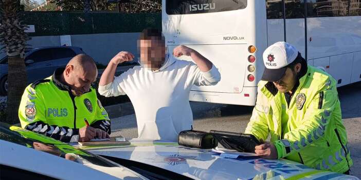 Ehliyetine el konulan sürücü üçüncü kez alkollü yakalandı, rekor ceza yedi