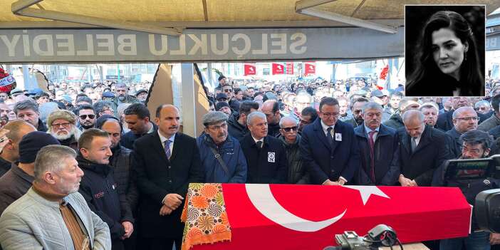 Konya’da Fatma Nur Çelik öğretmene son görev