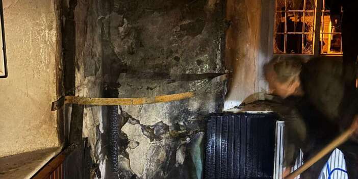 Konya’da camide yangın paniği