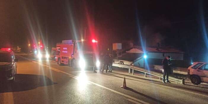 Konya’da müstakil evde yangın