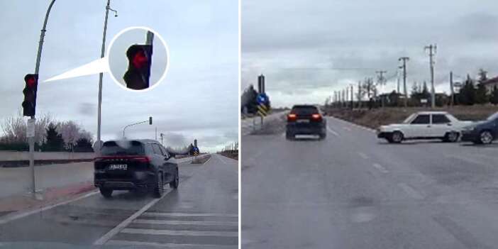 Konya’da tehlikeli an! Kıl payı kurtuldular