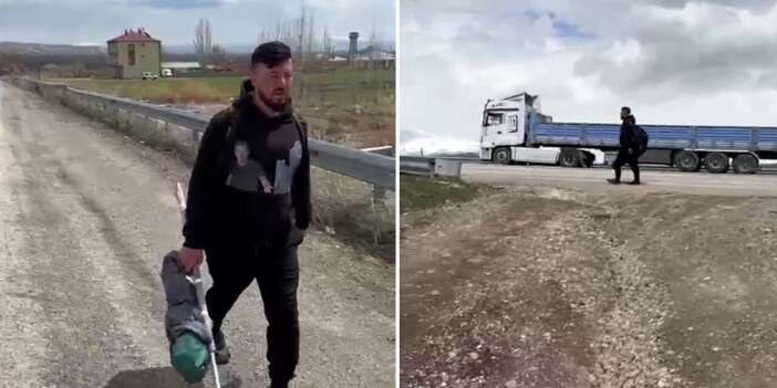 Survivor’a katılmak için 55 gün boyunca yürüdüğü yoldan eli boş döndü