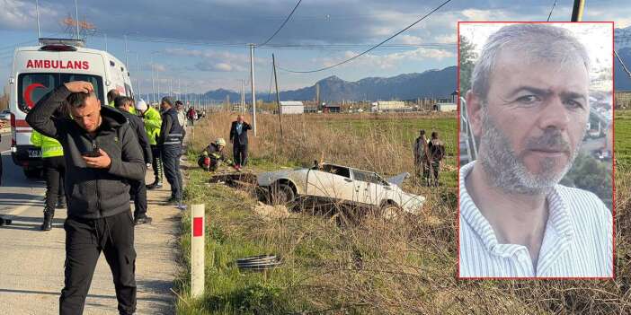 Konya’da balık dönüşü kaza kurbanı olan Mehmet Yıldırımoğlu’na acı veda