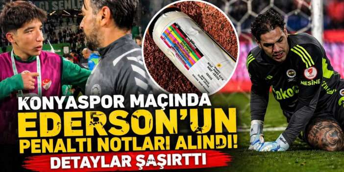 Konyaspor maçında Ederson’un penaltı notları alındı! Detaylar şaşırttı
