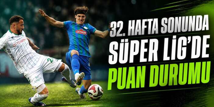 Konyaspor’un kaybettiği hafta Süper Lig’de puan durumu
