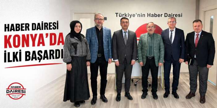 CİB ve BİK’ten Konya’da ilki başaran Haber Dairesi’ne kutlama ziyareti