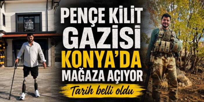 Mayında iki bacağını kaybeden Konyalı gazi için büyük gün geldi