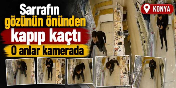 Yer Konya! Cumhuriyet altınlarını böyle çalıp kaçtı