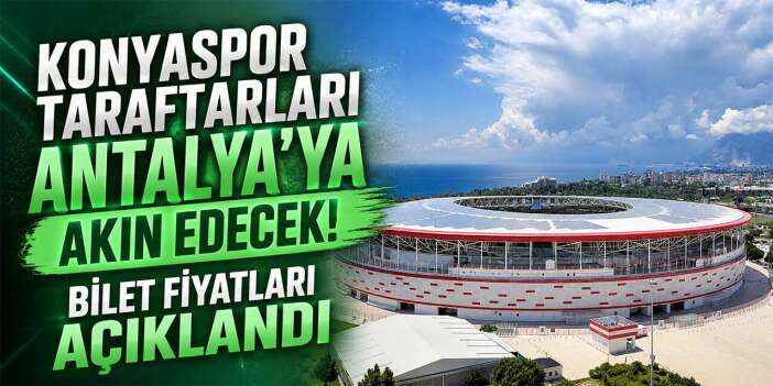 Konyaspor’un kupadaki final maçında bilet fiyatları ve tribünler belli oldu