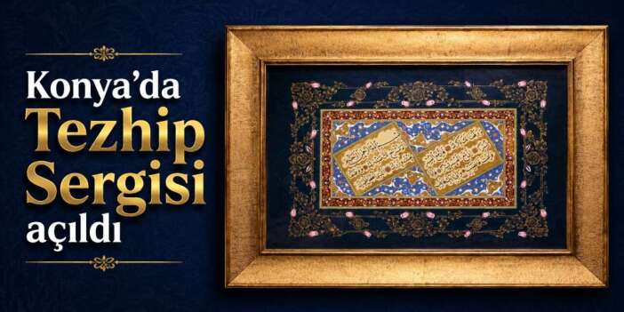 Konya’da usta-çırak geleneği Tezhip Sergisi’yle hayat buldu